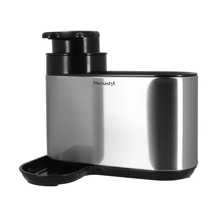 2-in-1 Gootsteen Organizer met Zeepdispenser – Nooit Meer Rommel Rond je Aanrecht