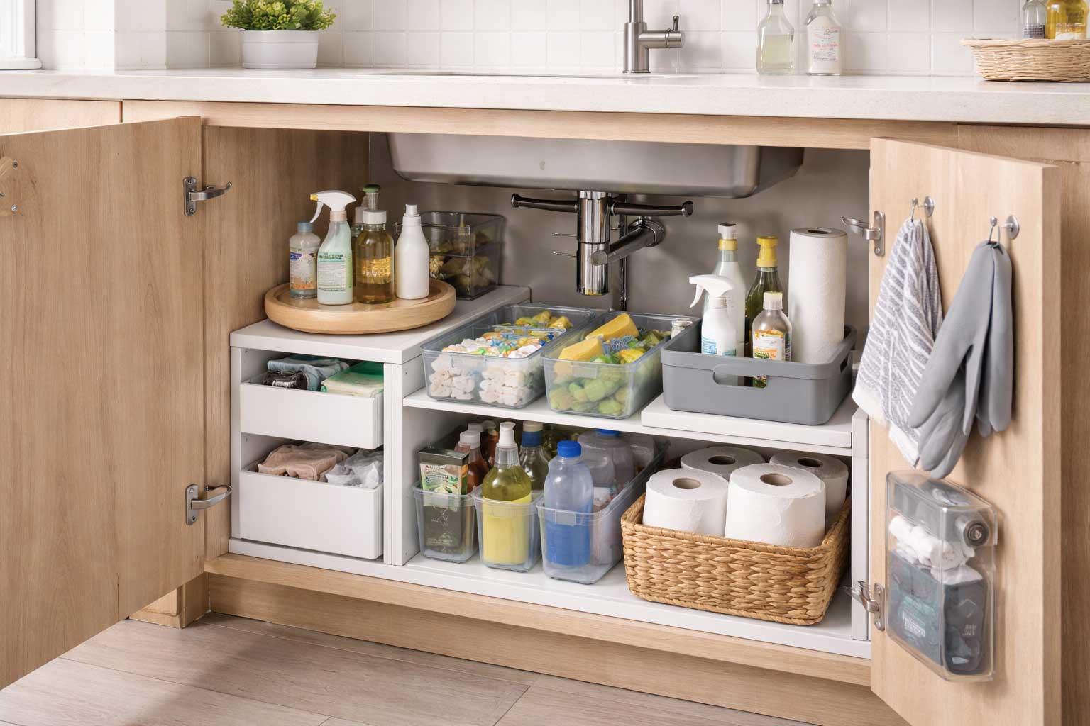 Besteklade met nette indeling